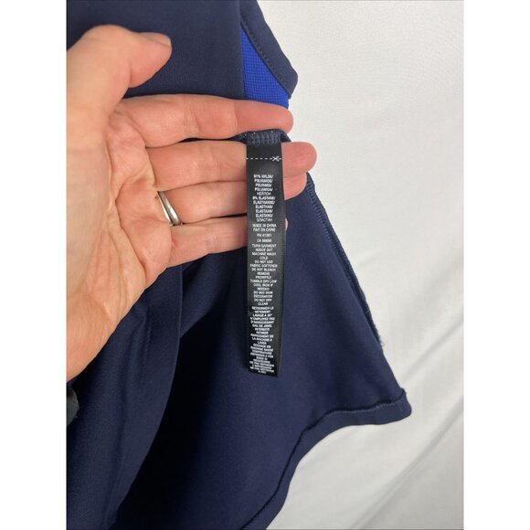 RLX Ralph Lauren Navy Blue Sleeveless Golf Shirt Ladies Size XL - Picture 4 of 9